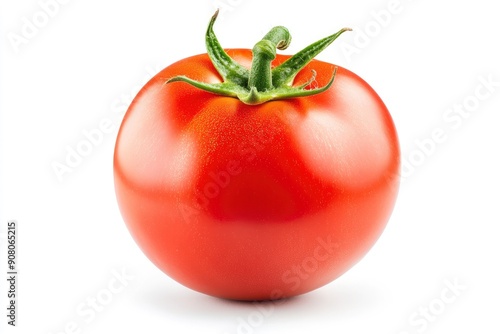 Wallpaper Mural Tomato isolated on white background, clipping path, full depth of field, ai Torontodigital.ca