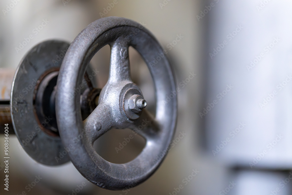 close-up of a valve close-up of a valve