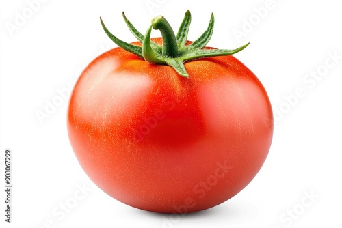 Wallpaper Mural Tomato isolated on white background, clipping path, full depth of field, ai Torontodigital.ca