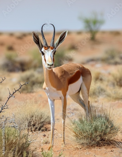 Obraz na płótnie springbok antelope in the wild w salonie