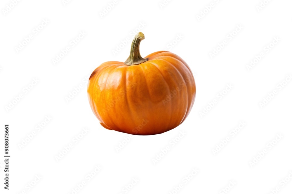 Obraz premium Falling Pumpkin seed, isolated on white background, full depth of field
