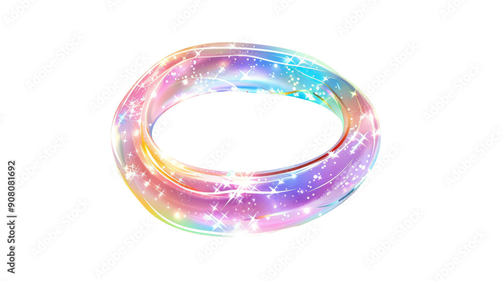 Abstract circular swirl of light and color. A glowing ring of energy. A cosmic portal. A magical orb. Abstract circular swirl of light and color. A glowing ring of energy. A cosmic portal. A magical orb.