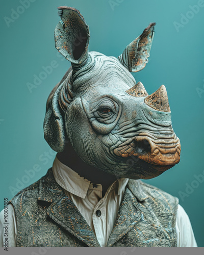 The Rhinoceros Gentleman's Gaze photo