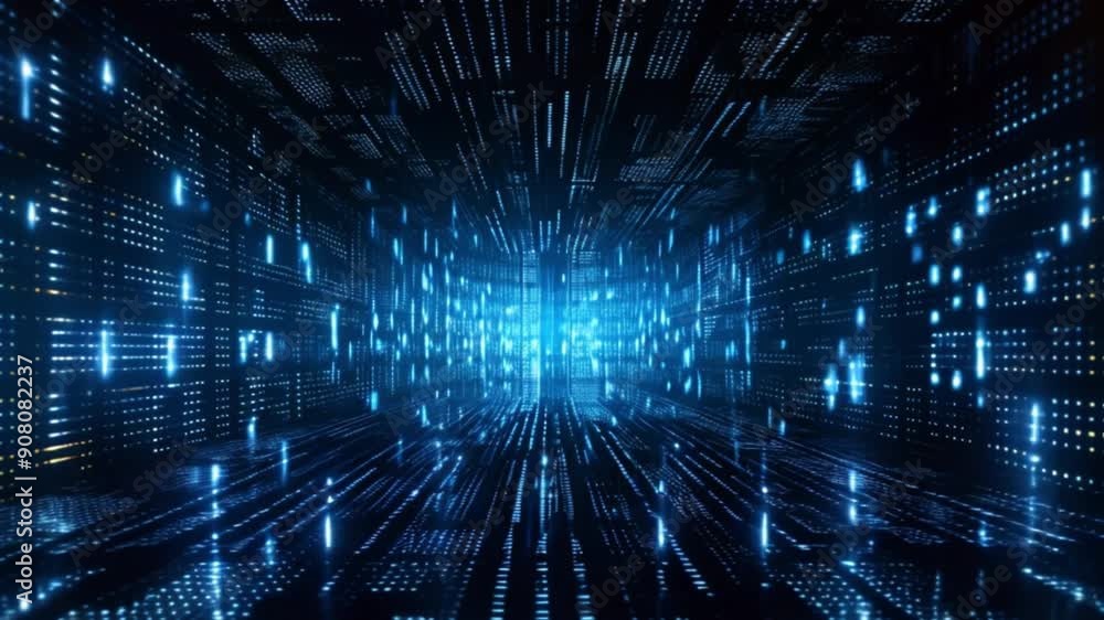 technology, future, programming and matrix - black blue binary system code background technology, future, programming and matrix - black blue binary system code background