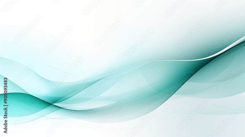 White and Teal Minimalistic Technology Background White and Teal Minimalistic Technology Background