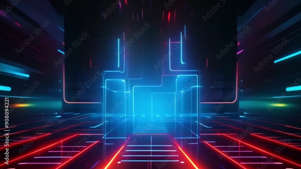 Vector abstract technology innovation move up background Vector abstract technology innovation move up background