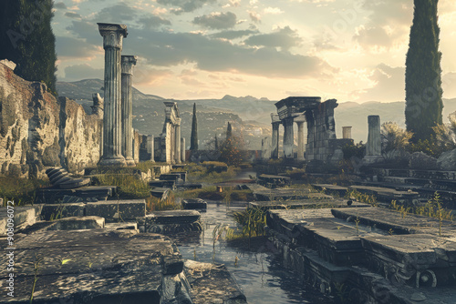 The ancient city of Salona. photo