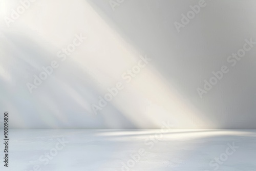Soft and muted background. Delicate gray ombre studio setting created for abstract displays and presentations