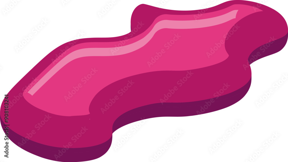 Pink slime is dripping, spreading, and forming a viscous liquid blob Pink slime is dripping, spreading, and forming a viscous liquid blob