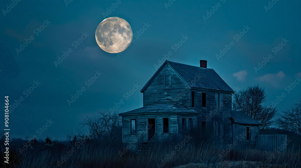 An old, abandoned, scary house used for hosting frightening activities on Halloween night. An old, abandoned, scary house used for hosting frightening activities on Halloween night.