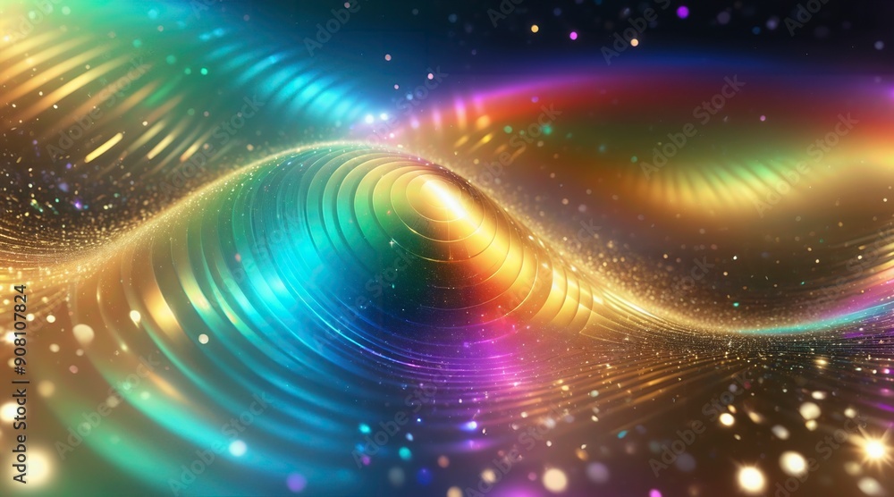 Obraz premium Abstract holographic background