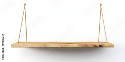 Blank White Board with Wooden Frame Leaning Against Gray Wall