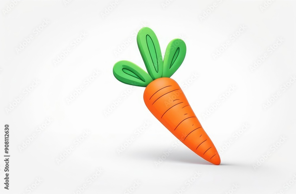 carrot on white background 3d carrot on white background 3d