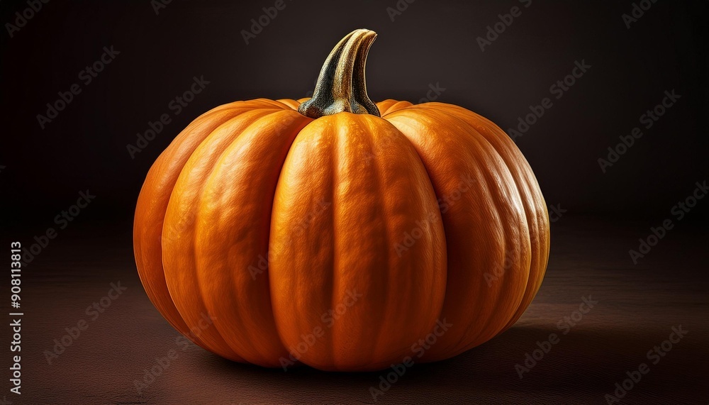 pumpkin on black background pumpkin on black background