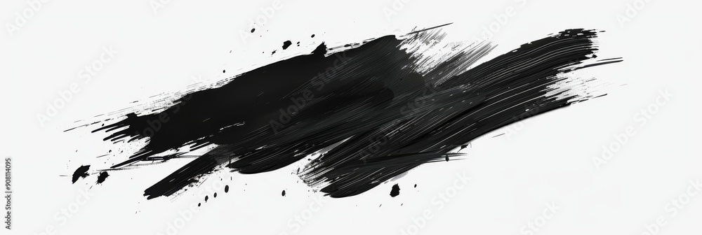 custom made wallpaper toronto digitalIsolated black marker paint texture on white