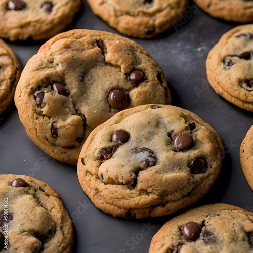 Delicious Chocolate Cookies with a Crispy Edge
