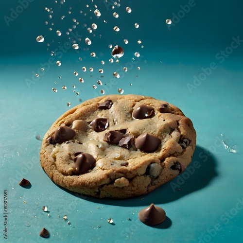 Airborne Chocolate Cookie with a Crisp Edge
