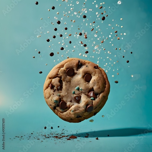 Airborne Chocolate Cookie with a Crisp Edge
