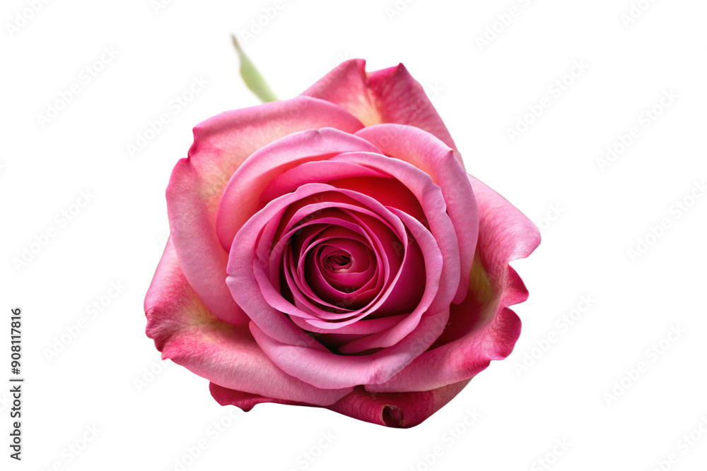 Rose isolated on white background, full depth of field Rose isolated on white background, full depth of field