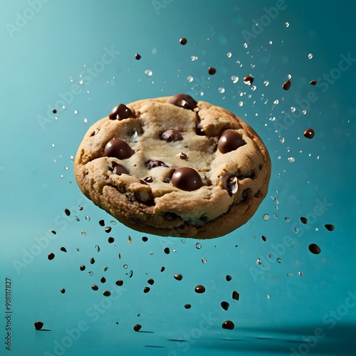 Airborne Chocolate Cookie with a Crisp Edge
