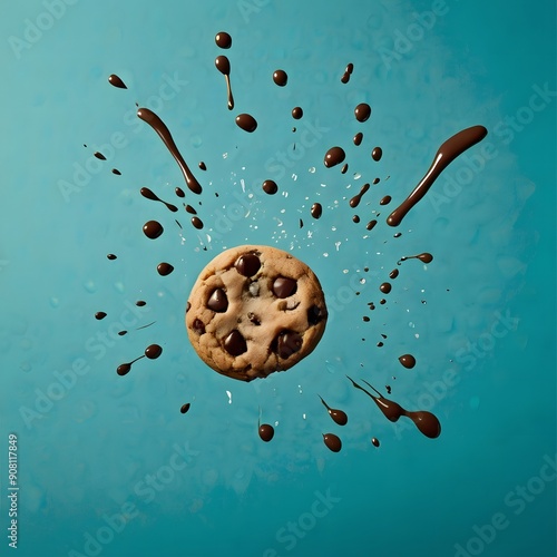 Airborne Chocolate Cookie with a Crisp Edge

