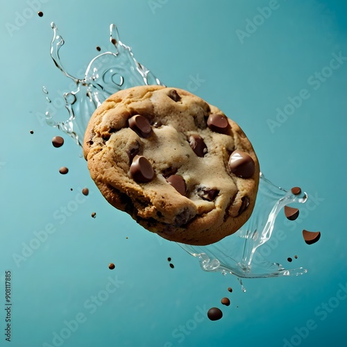 Airborne Chocolate Cookie with a Crisp Edge
