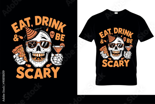 Halloween t-shirt design, Halloween t-shirt design, Halloween Vector Graphic, Halloween T-Shirt illustration