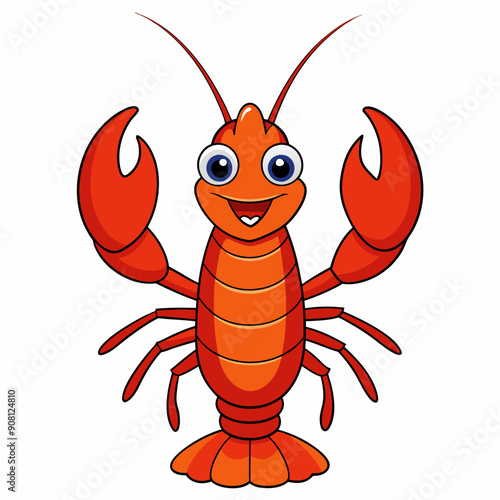 Lobster art vector illustration