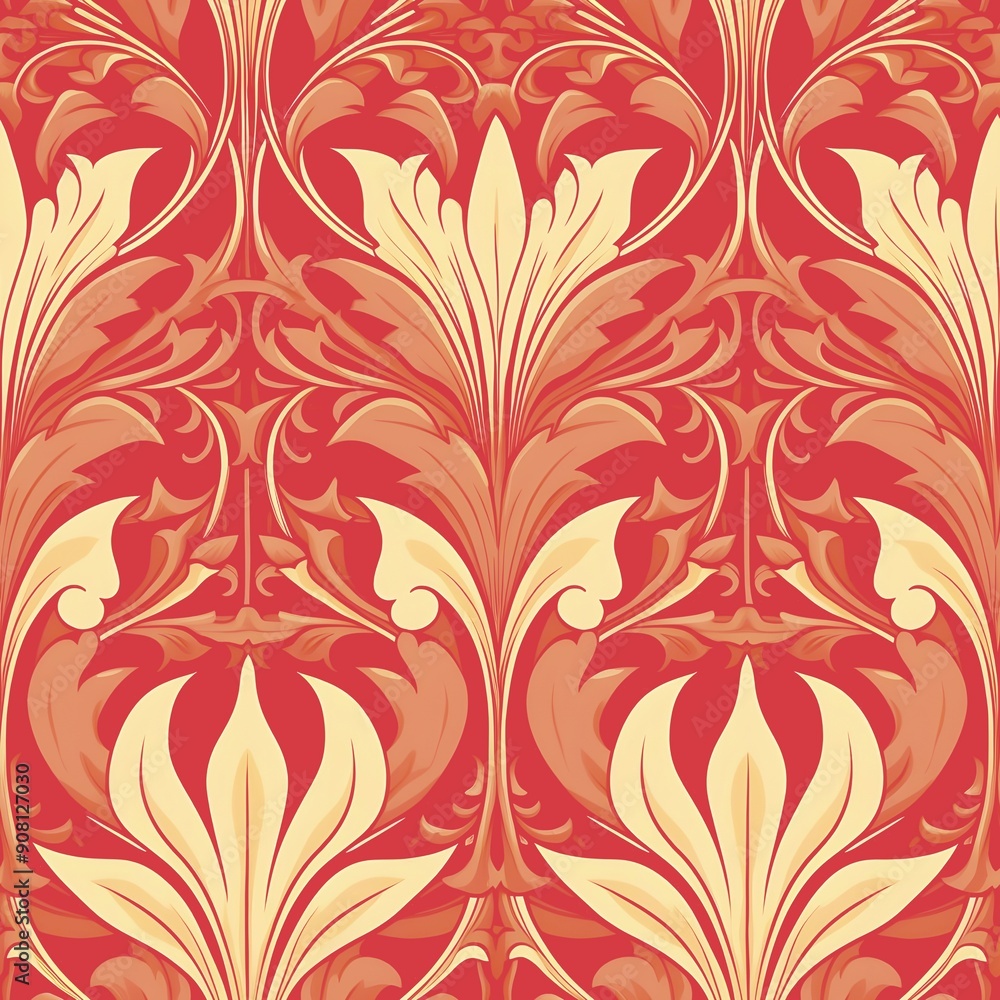 Discover a stunning seamless vertical floral wallpaper pattern, perfect for adding a touch of elegance and nature-inspired beauty to your interior spaces. Discover a stunning seamless vertical floral wallpaper pattern, perfect for adding a touch of elegance and nature-inspired beauty to your interior spaces.