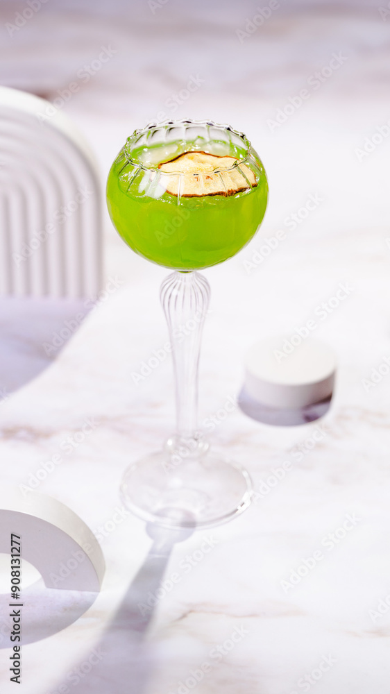 glass of cocktail glass of cocktail