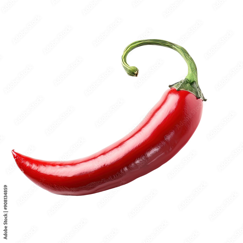 Red Chilli pepper on transparent background, png Red Chilli pepper on transparent background, png