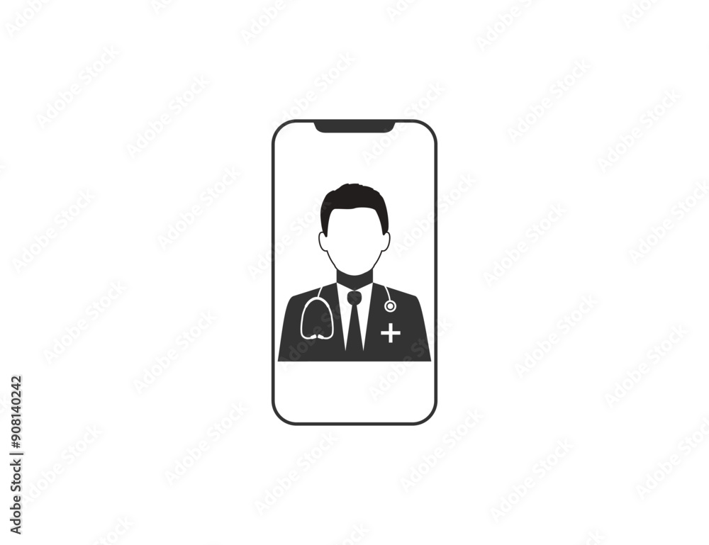 Consultation, help, online, medical icon. Vector illustration. Consultation, help, online, medical icon. Vector illustration.