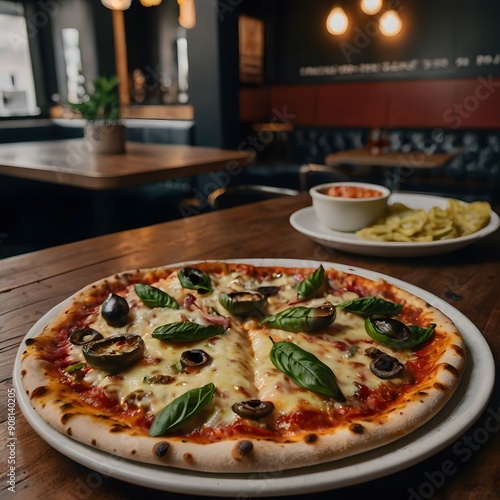 Hot and Tasty Pizza with Perfect Toppings
