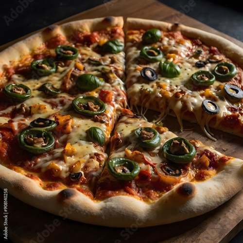 Hot and Tasty Pizza with Perfect Toppings
