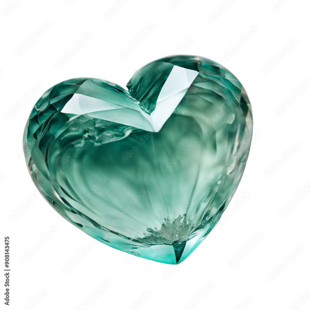 heart from green glass heart from green glass