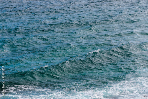 Subtly blackened surface off the coast of the Atlantic Ocean, Lanzarote, Canary Islands