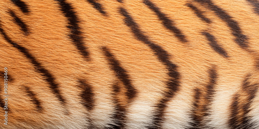 Close-up of tiger fur showing black and orange stripes, concept of wildlife and nature, suitable for wildlife conservation campaigns, zoos, nature documentaries, or educational materials, emphasizing Close-up of tiger fur showing black and orange stripes, concept of wildlife and nature, suitable for wildlife conservation campaigns, zoos, nature documentaries, or educational materials, emphasizing