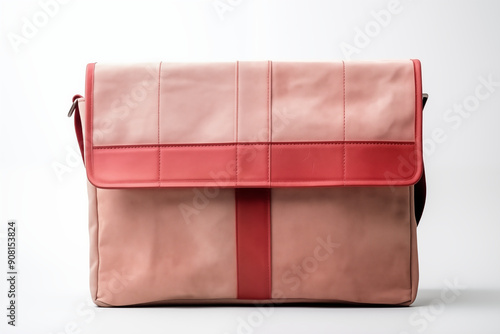 A messenger bag on an isolated background