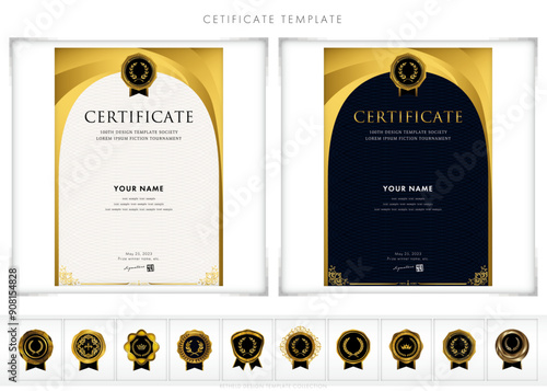 賞状２１４　certificate　award　表彰状　celebration