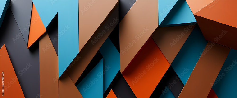 illustrazione con elementi geometrici astratti a tema futuristico surreale illustrazione con elementi geometrici astratti a tema futuristico surreale