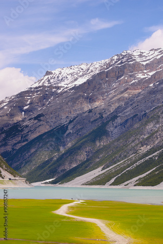 Mountains near the Julier Pass, Graubünden, Switzerland photo