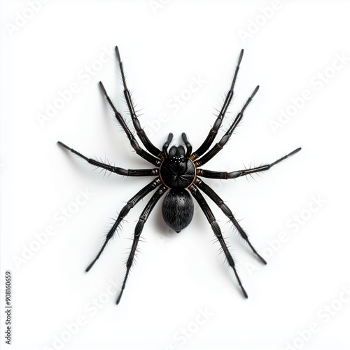 spider isolated on white background