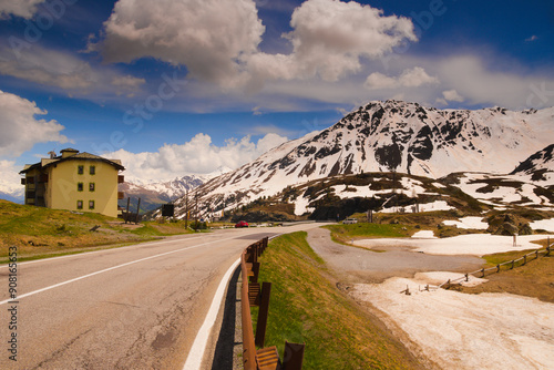 Foscagno Pass. Trepalle, Livigno, Italy photo