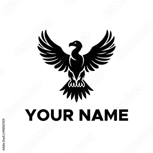 vulture logo vector