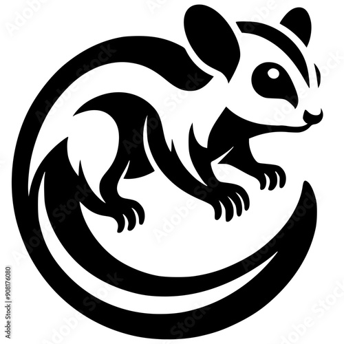 Sugar glider silhouette