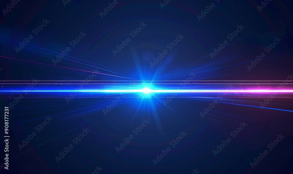 Beautiful flash of light . Special effect, speed line. Magic moving fast laser beams, horizontal light beams Beautiful flash of light . Special effect, speed line. Magic moving fast laser beams, horizontal light beams