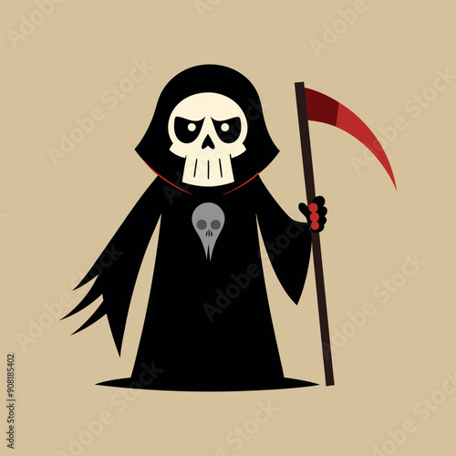 Grim Reaper, grim reaper tattoo vector design