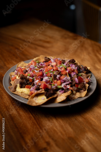 nachos alitas