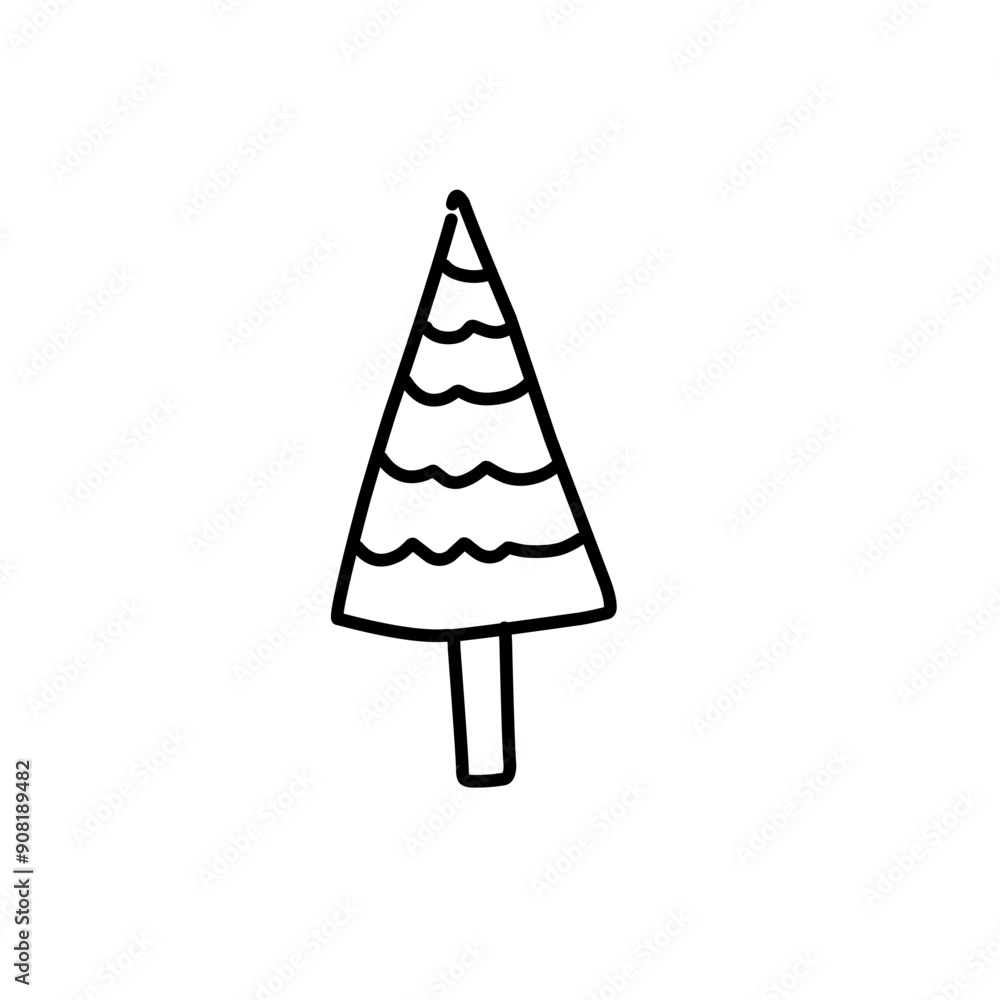 hand drawn line spruce hand drawn line spruce