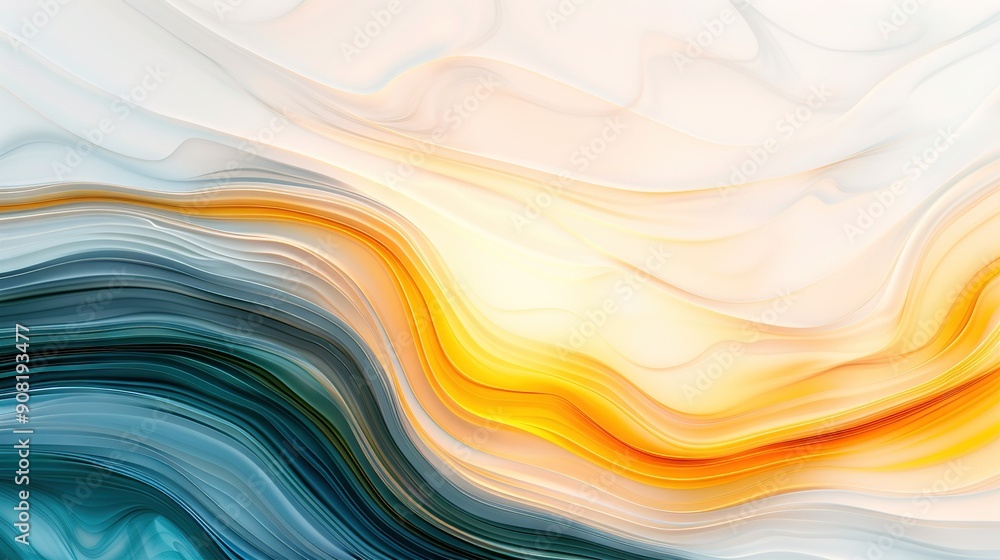 A zoomed-in picture of a white and yellow backdrop with rippling patterns on both the upper and lower edges A zoomed-in picture of a white and yellow backdrop with rippling patterns on both the upper and lower edges
